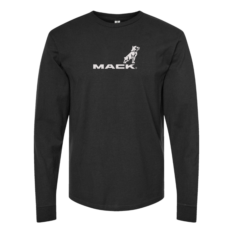 Men's Mack Logo Cotton Long Sleeve T-Shirt