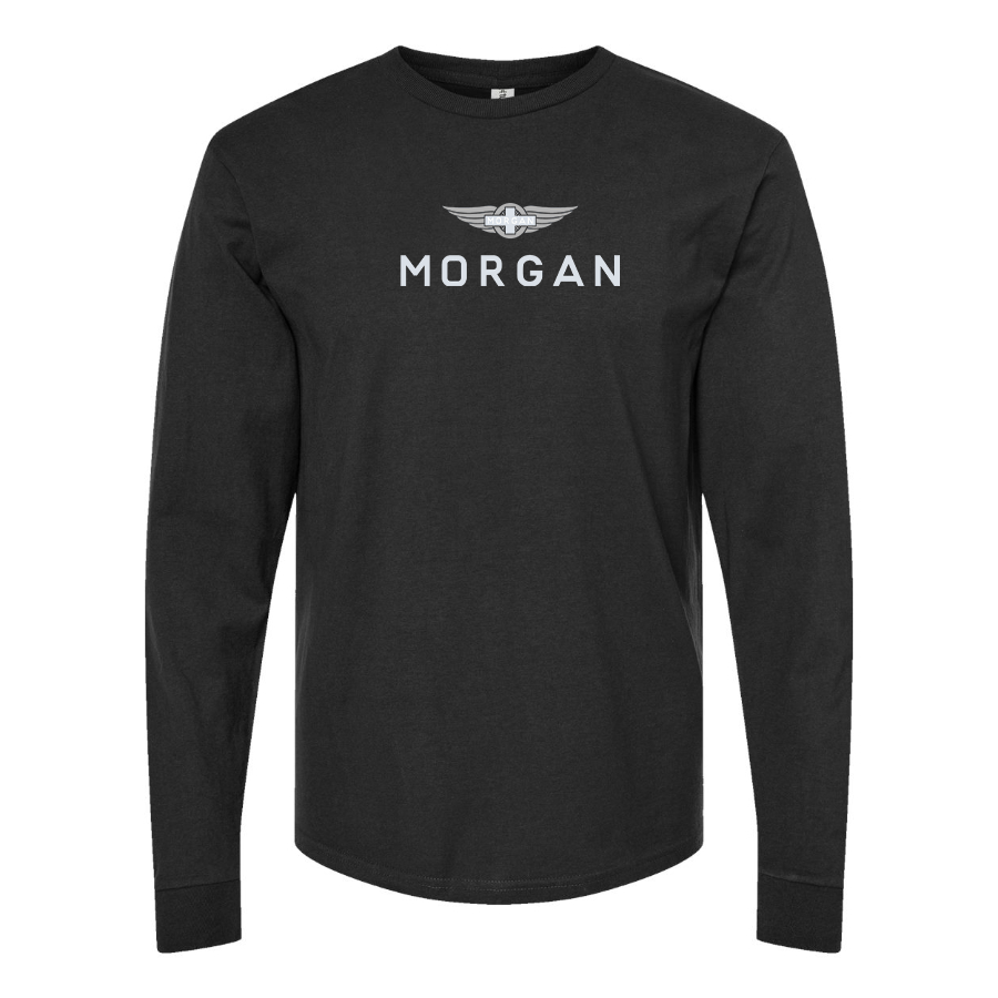 Men's Morgan Logo Cotton Long Sleeve T-Shirt