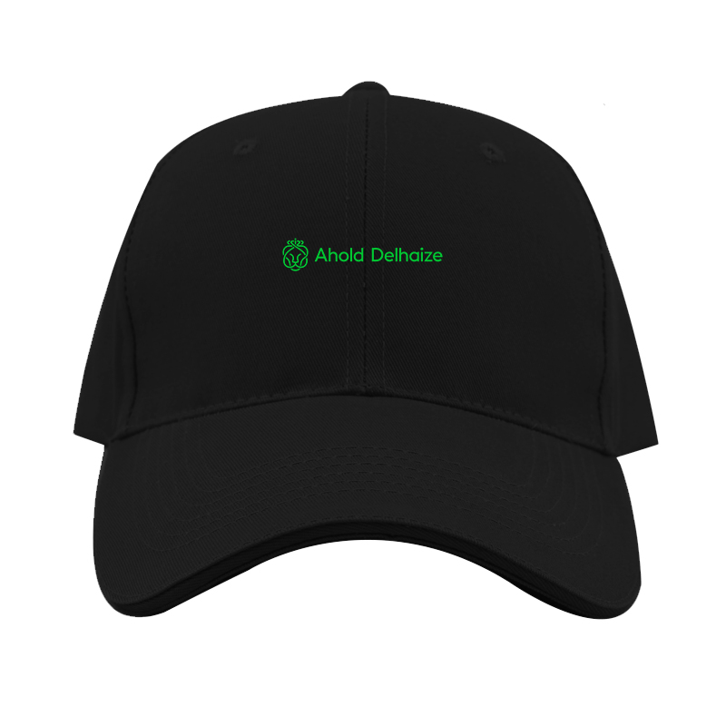 Ahold Delhaize Vertical Logo Dad Baseball Cap Hat