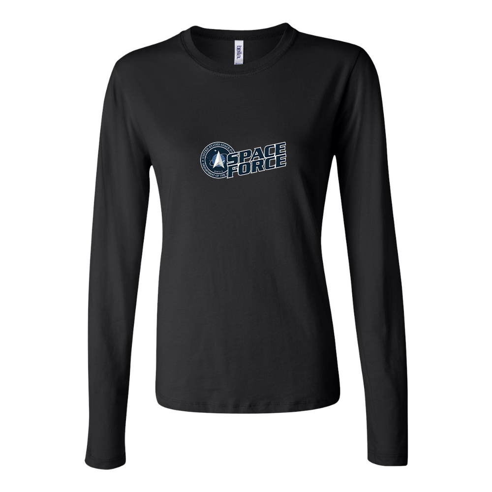 BELLA CANVAS Women’s Space Force Jersey Long Sleeve Tee