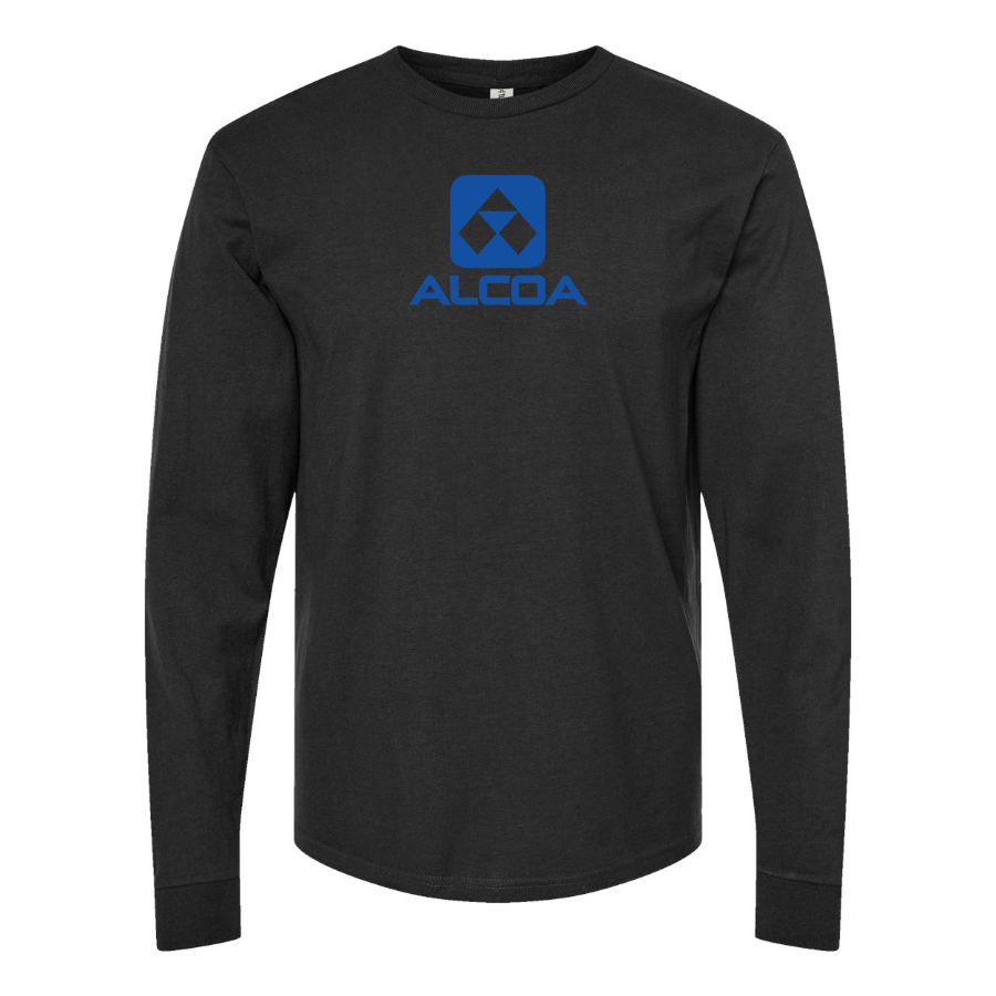Men's Alcoa Logo Cotton Long Sleeve T-Shirt