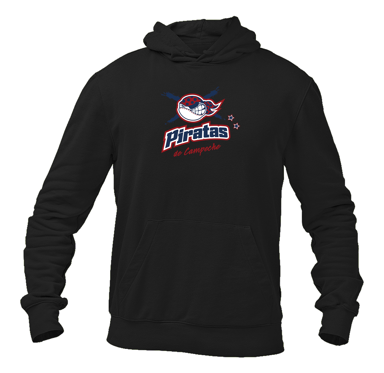 Men's Campeche Piratas Logo Pullover Hoodie