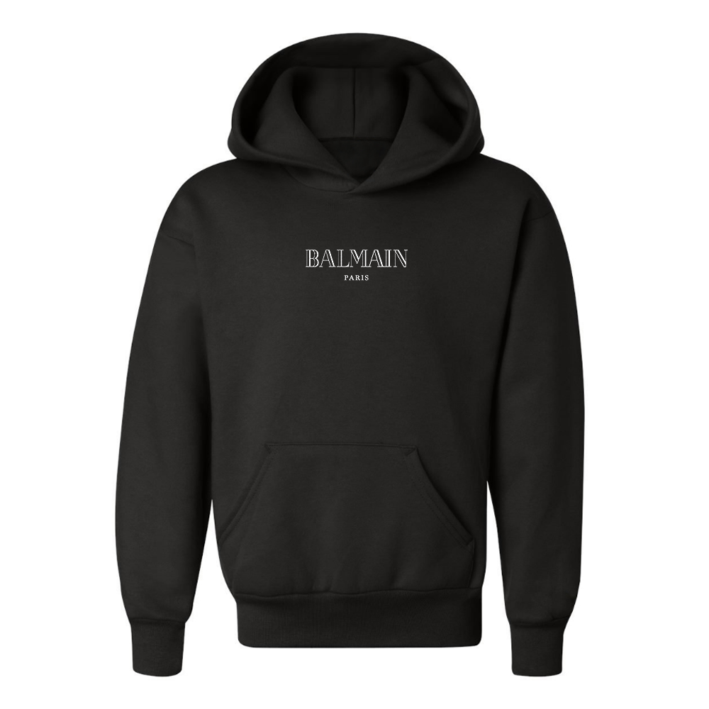 Youth Balmain Logo Pullover Hoodie