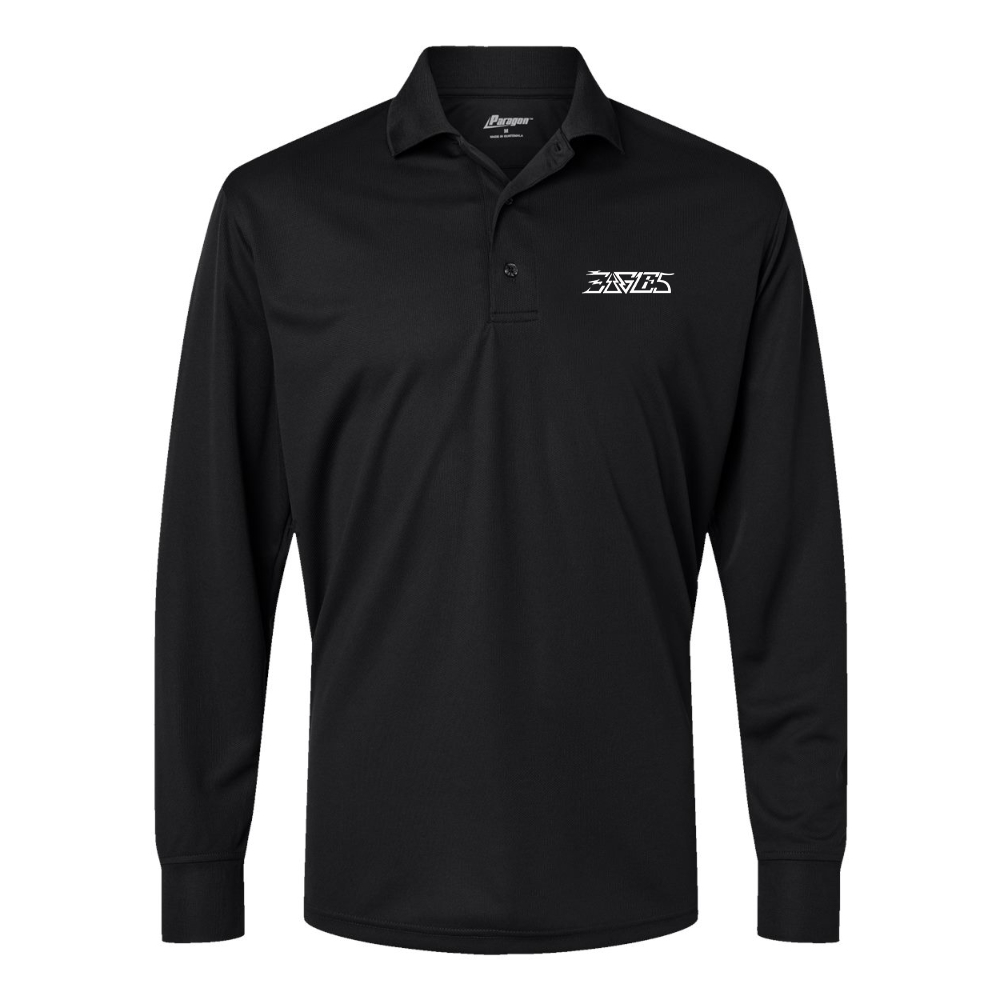 Men's Eagles Paragon Prescott Long Sleeve Polo
