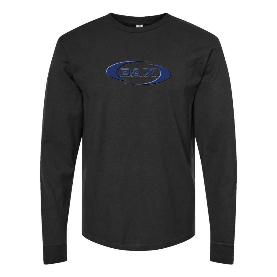 Men's Dax Cars Logo Cotton Long Sleeve T-Shirt