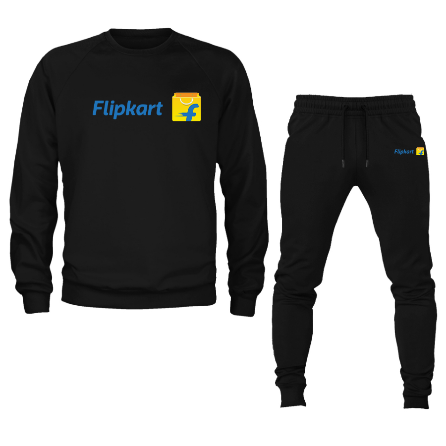 Men's Flipkart Crewneck Sweatshirt Joggers Suit