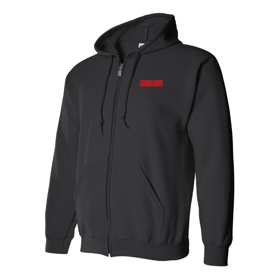 Men's Soundgarden Logo Zipper Hoodie