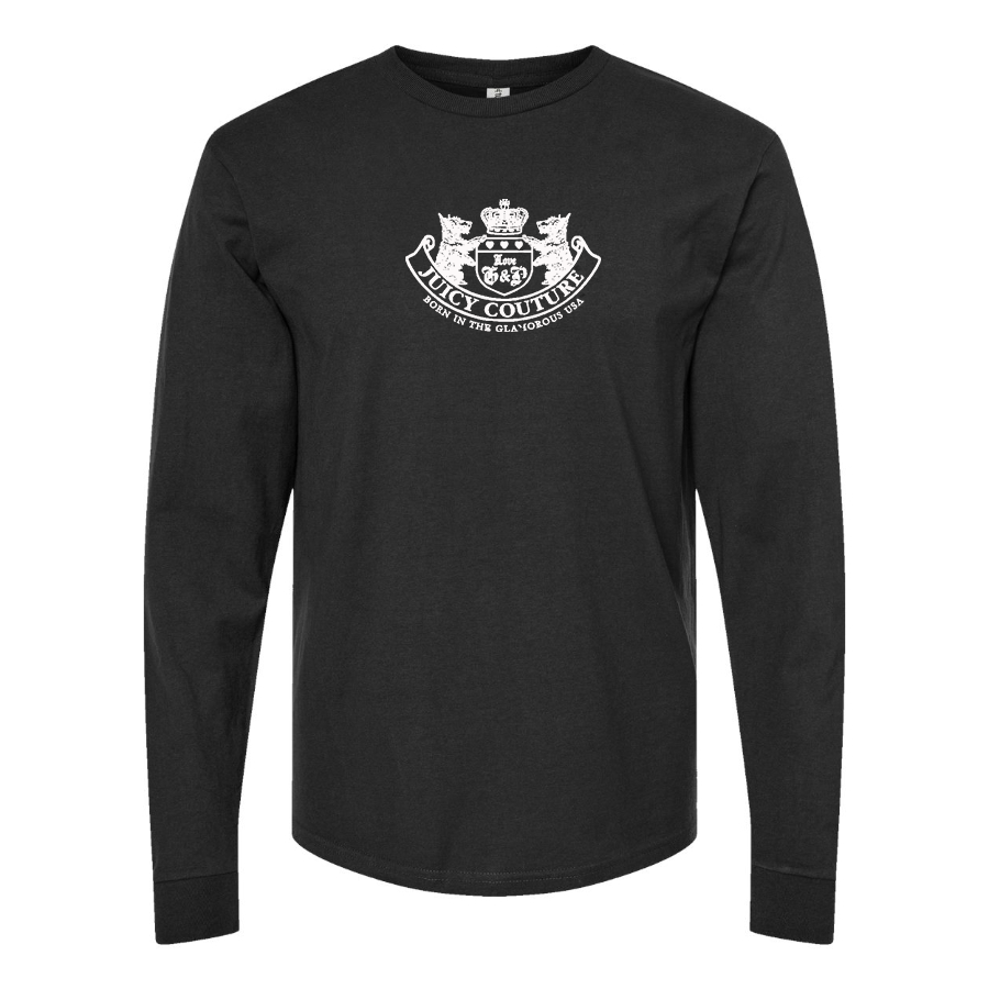 Men's Juicy Couture Logo Cotton Long Sleeve T-Shirt
