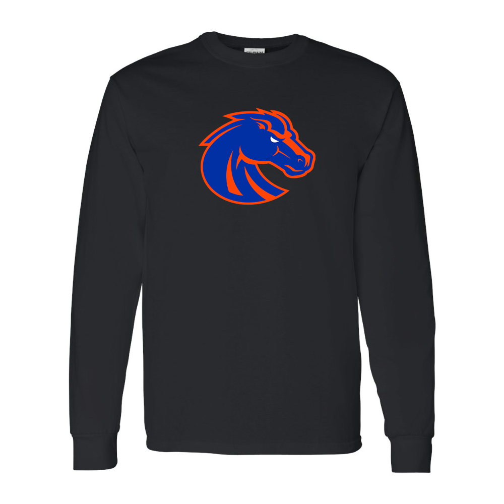 Men's Boise State Broncos Gildan Heavy Cotton Long Sleeve T-Shirt