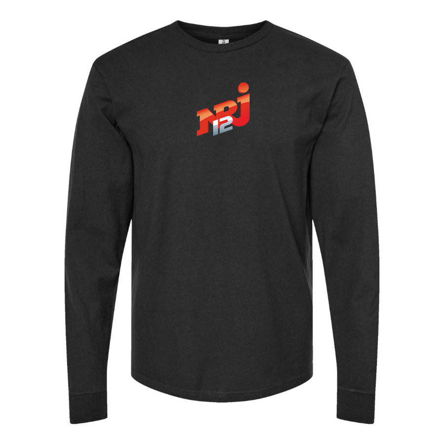 Men's NRJ 12 Logo Cotton Long Sleeve T-Shirt