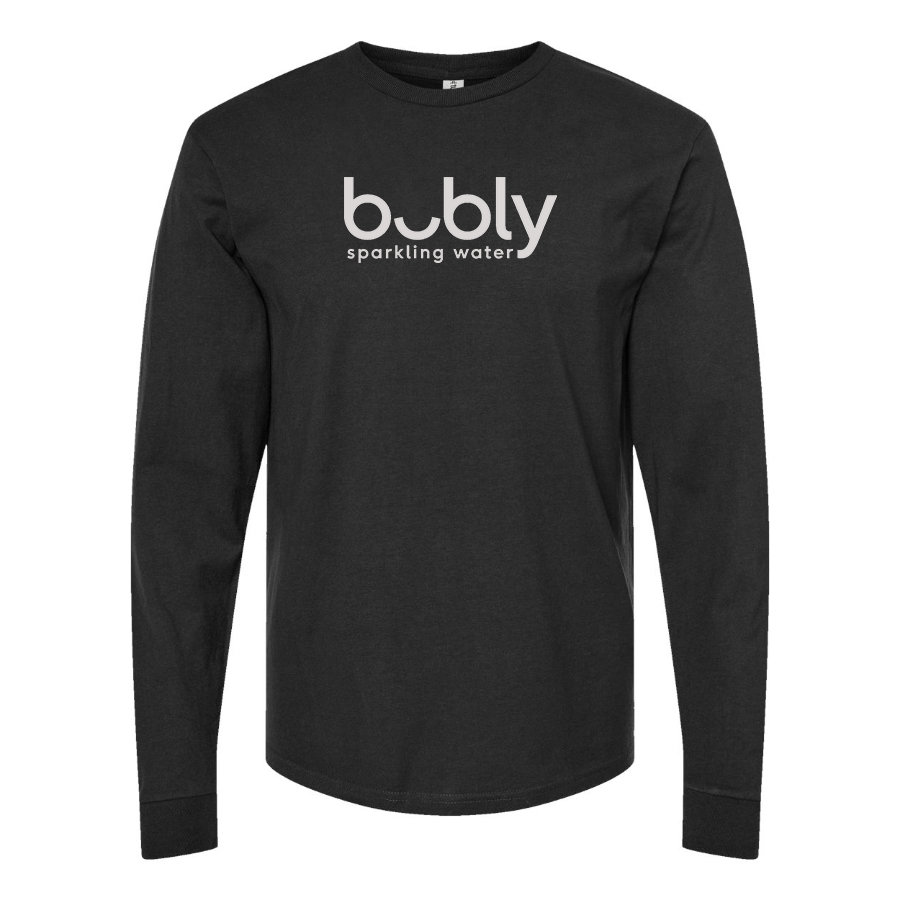 Men's Bubly Logo Cotton Long Sleeve T-Shirt