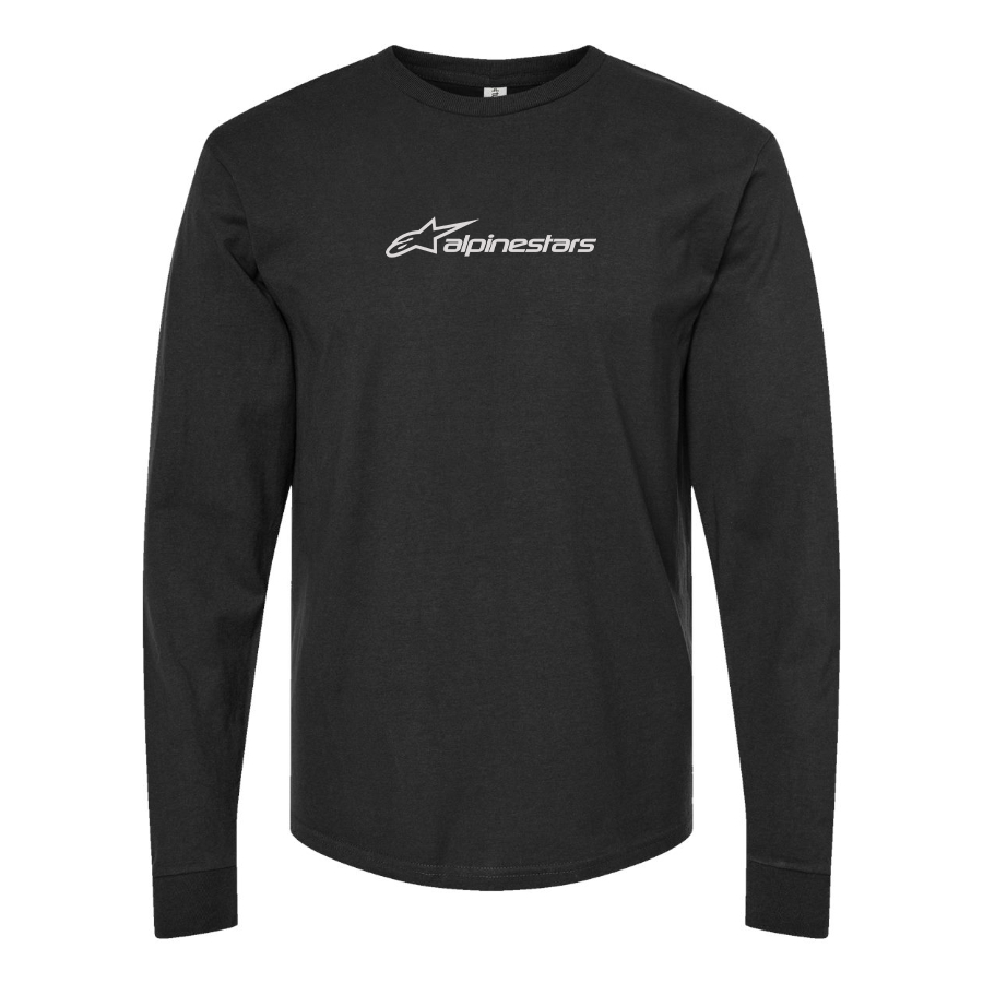 Men's Alpinestars Logo Cotton Long Sleeve T-Shirt