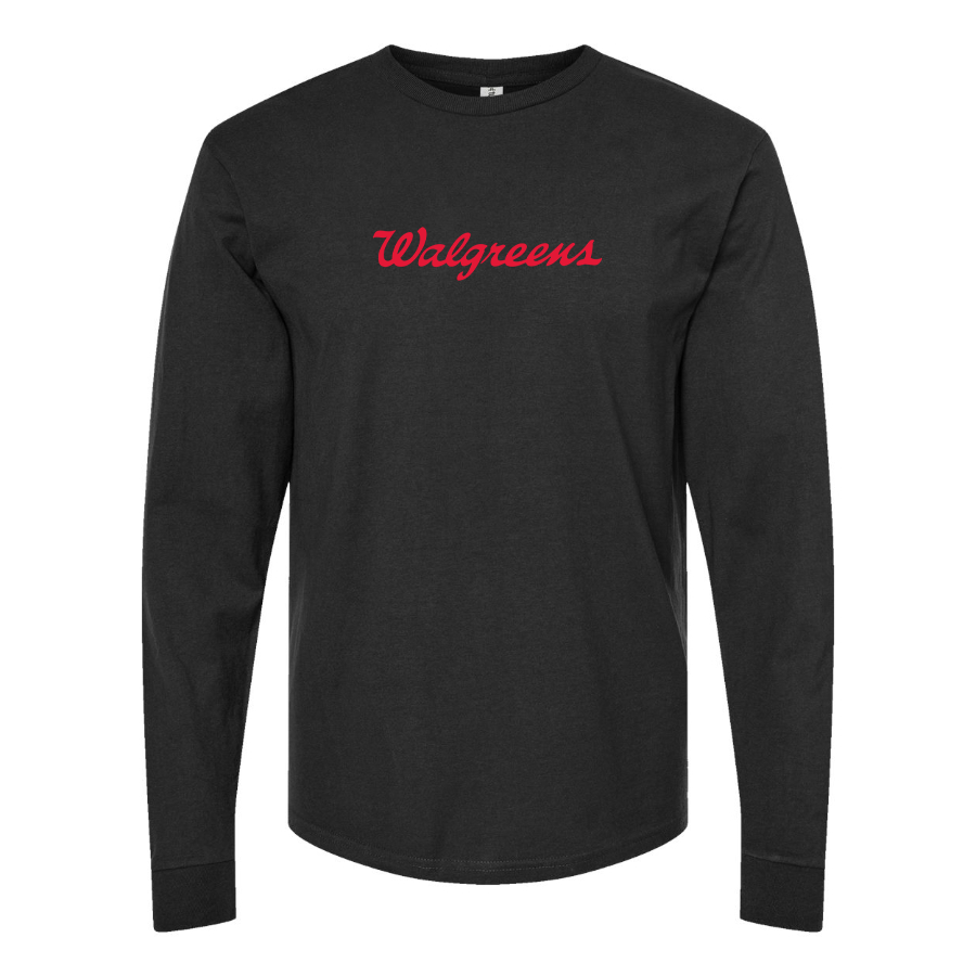 Men's Walgreens Logo Cotton Long Sleeve T-Shirt