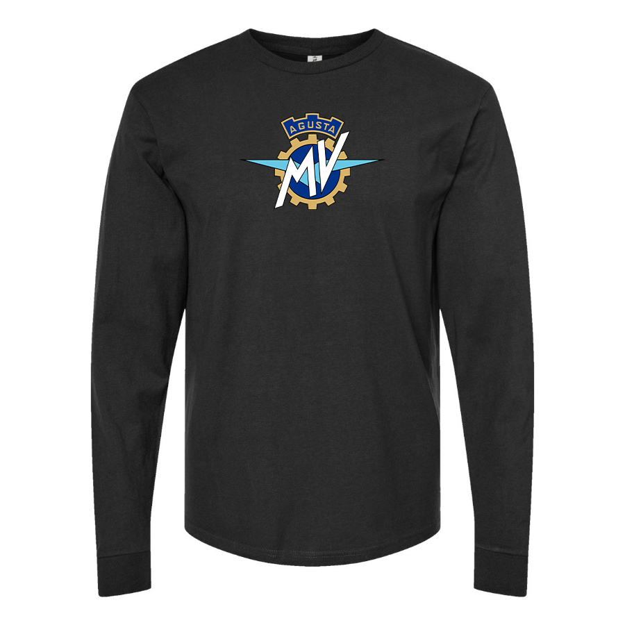 Men's MV Agusta Logo Cotton Long Sleeve T-Shirt