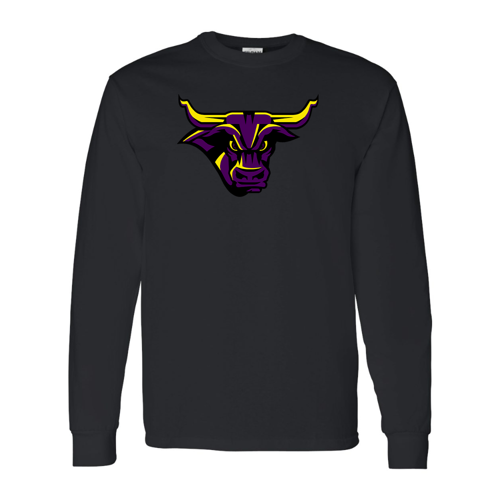 Men's Minnesota State Mavericks Gildan Heavy Cotton Long Sleeve T-Shirt