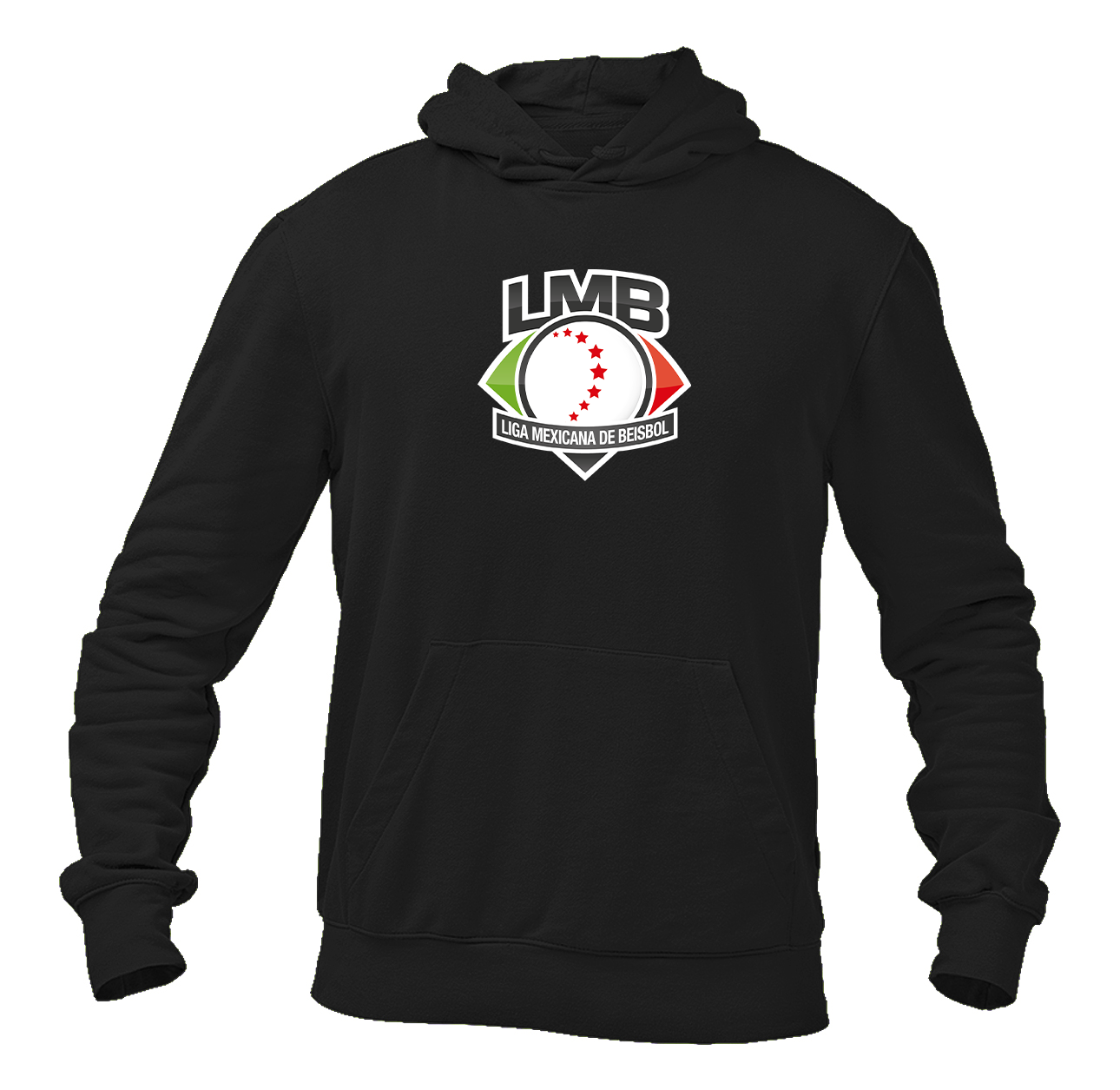 Men's Liga Mexicana de Béisbol Logo Pullover Hoodie