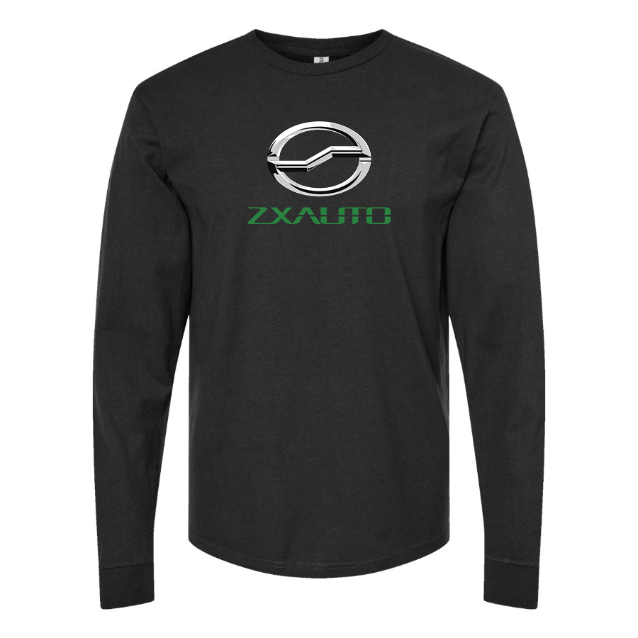 Men's ZX Logo Cotton Long Sleeve T-Shirt