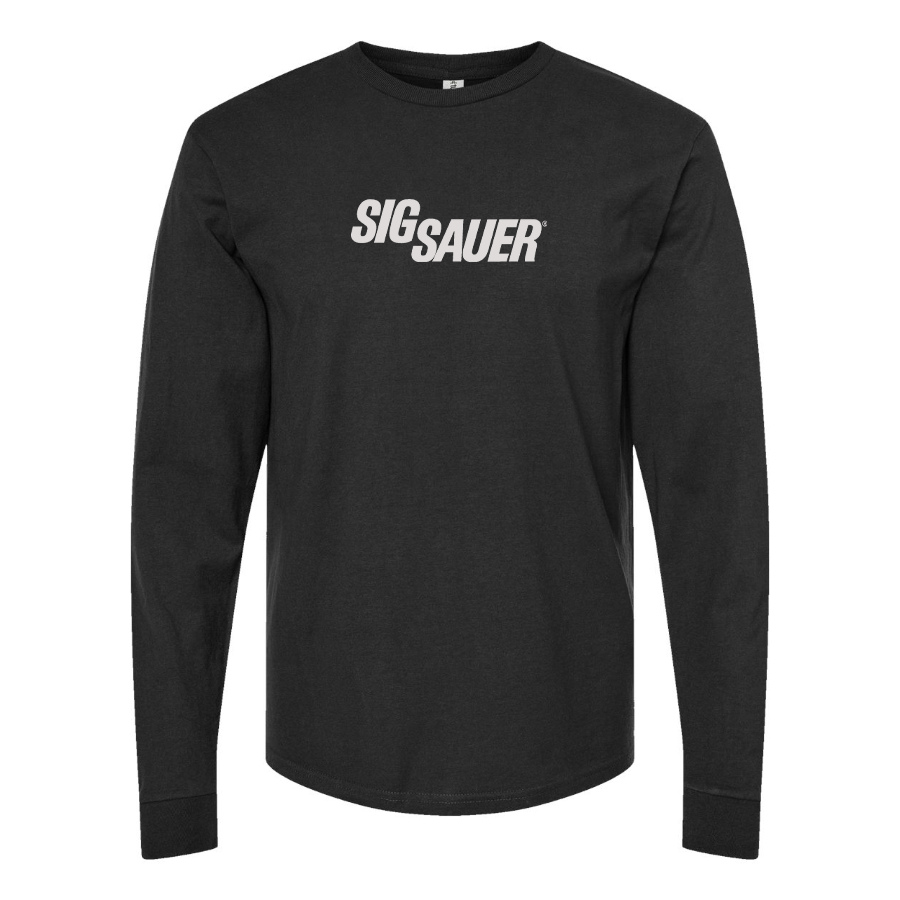 Men's Sig Sauer Logo Cotton Long Sleeve T-Shirt