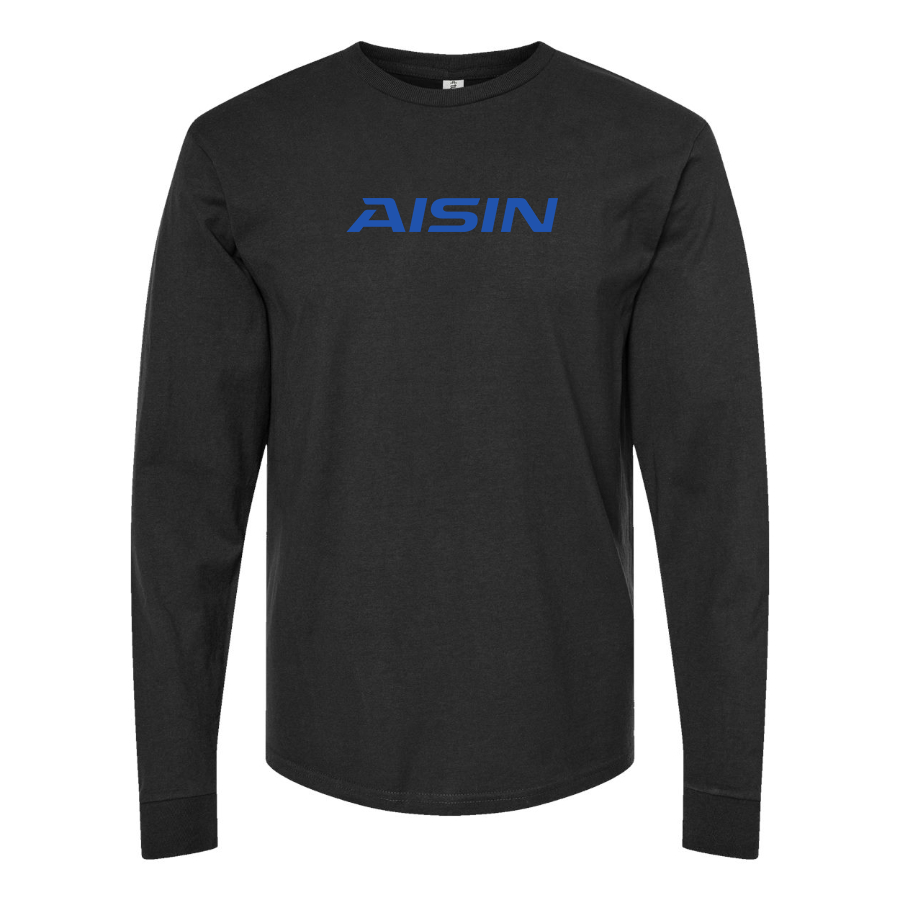 Men's Aisin Logo Cotton Long Sleeve T-Shirt
