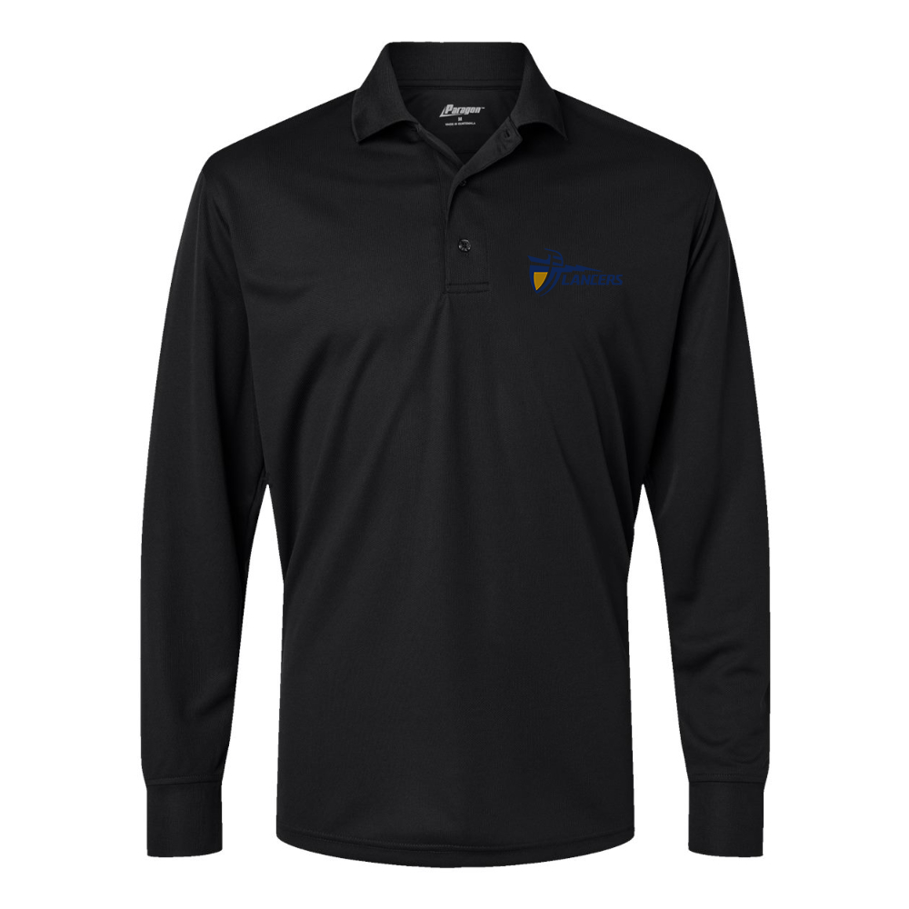 Men's California Baptist Lancers Paragon Prescott Long Sleeve Polo