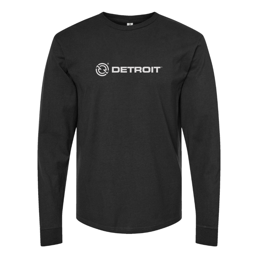 Men's Detroit Diesel Logo Cotton Long Sleeve T-Shirt