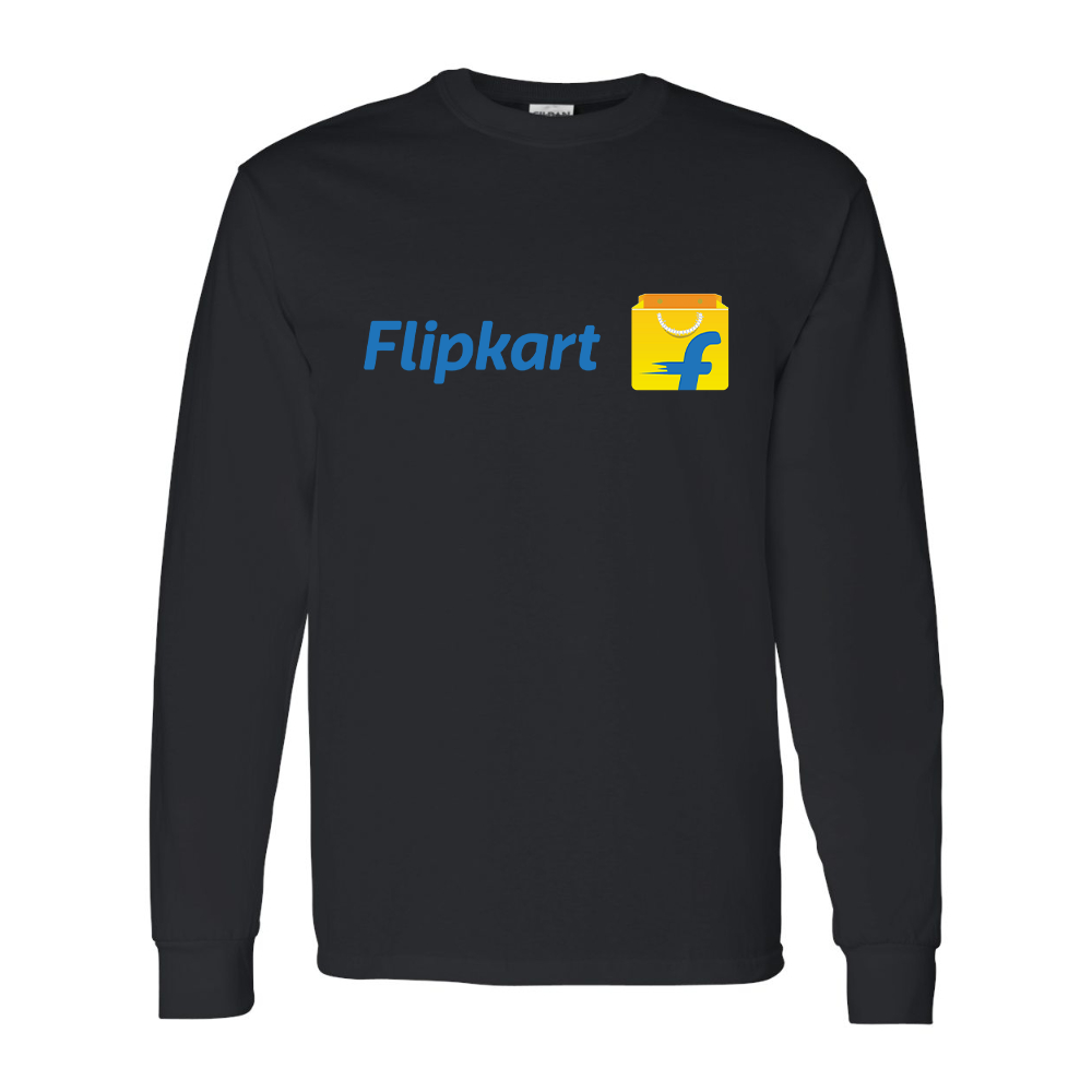 Men's Flipkart Gildan Heavy Cotton Long Sleeve T-Shirt