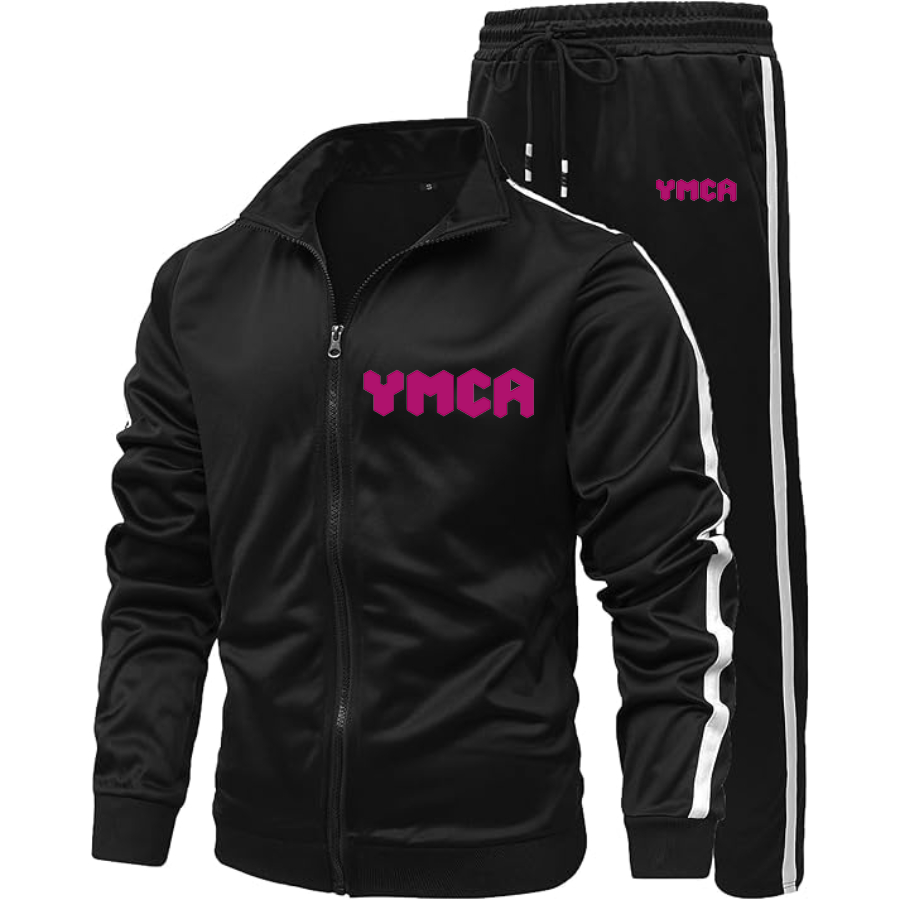 Men's YMCA Mauve Dri-Fit TrackSuit