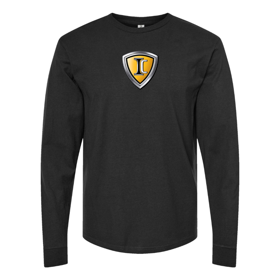 Men's IC Bus Logo Cotton Long Sleeve T-Shirt