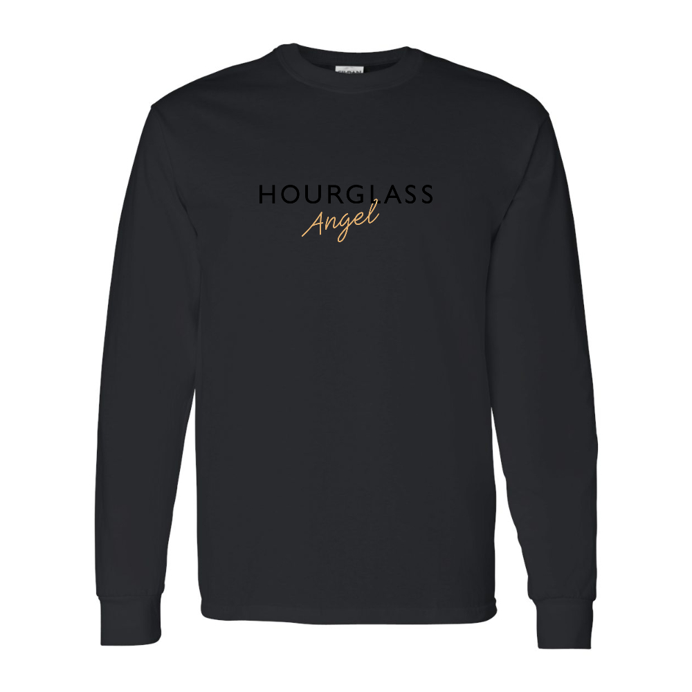 Men's Hourglass Angel Gildan Heavy Cotton Long Sleeve T-Shirt