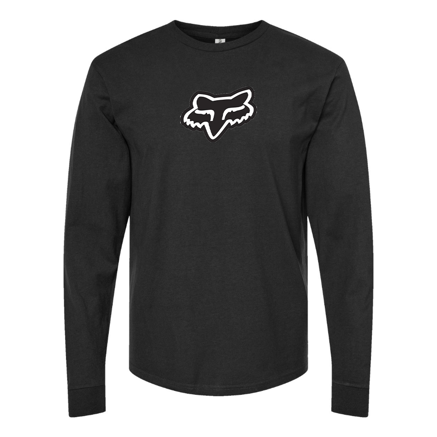 Men's fox racing Cotton Long Sleeve T-Shirt