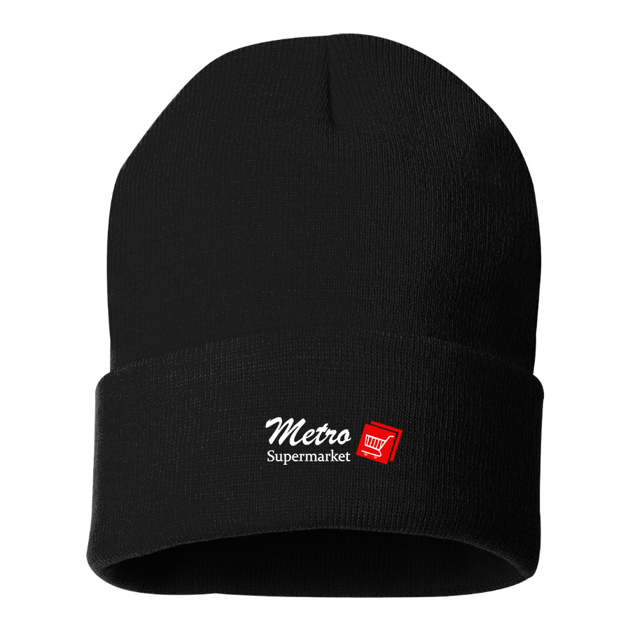 Metro Supermarket Logo Beanie Hat
