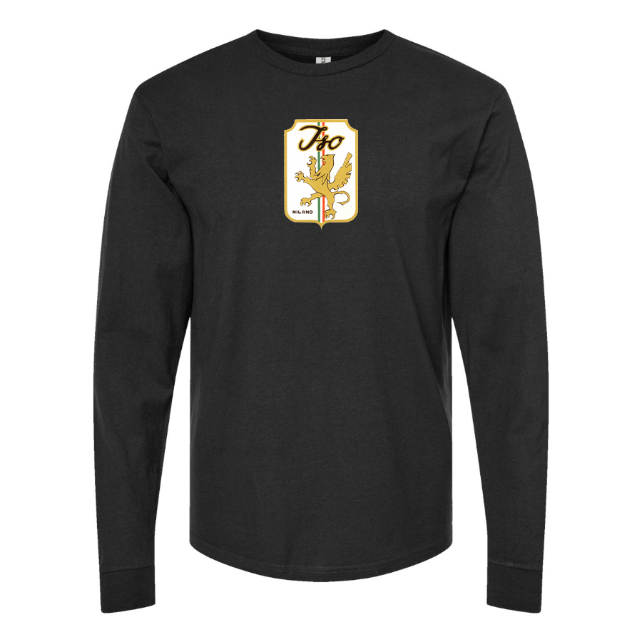 Men's Iso Logo Cotton Long Sleeve T-Shirt