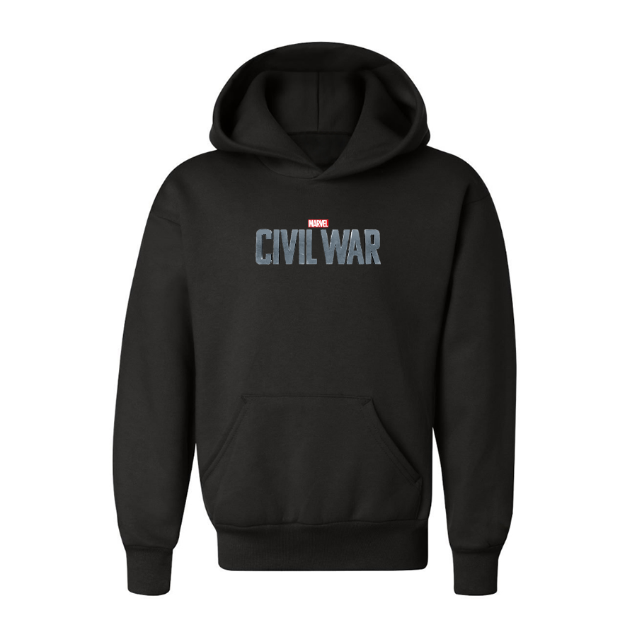 Youth Marvel Civil War Logo Pullover Hoodie