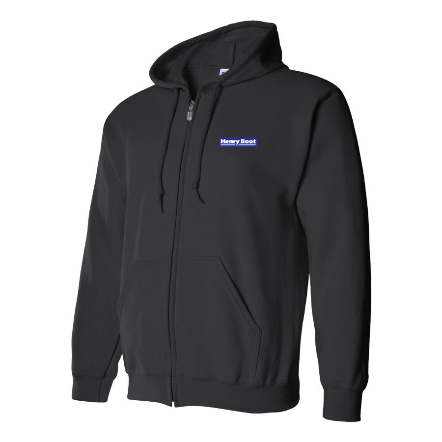 Men's Henry Boot Logo Zipper Hoodie