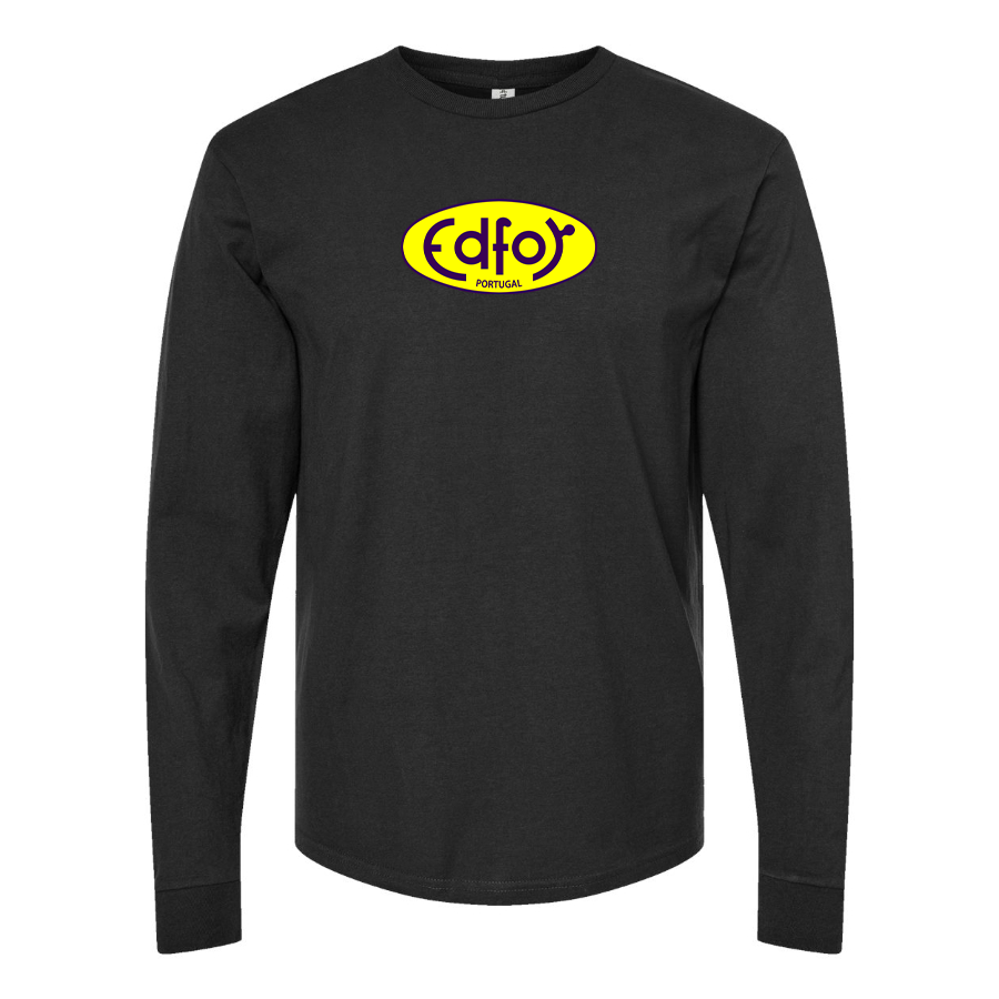 Men's Edfor Grand Sport Logo Cotton Long Sleeve T-Shirt