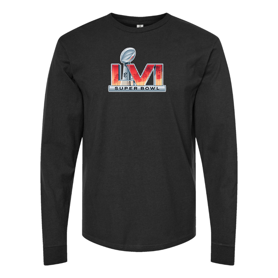Men's Superbowl LVI Logo Cotton Long Sleeve T-Shirt