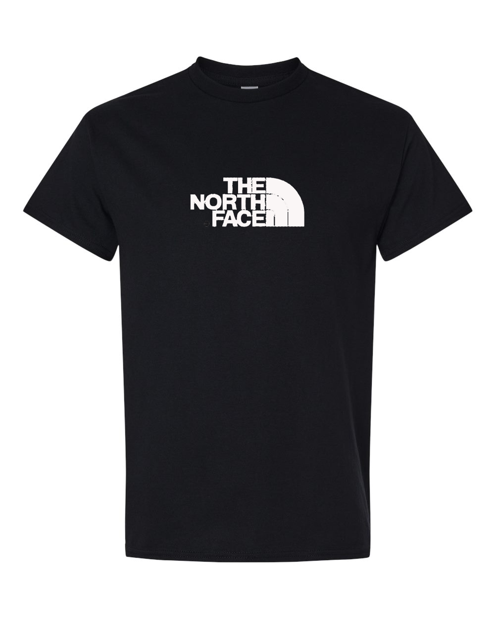 Men's The North Face Black Gildan Heavy Cotton T-Shirt