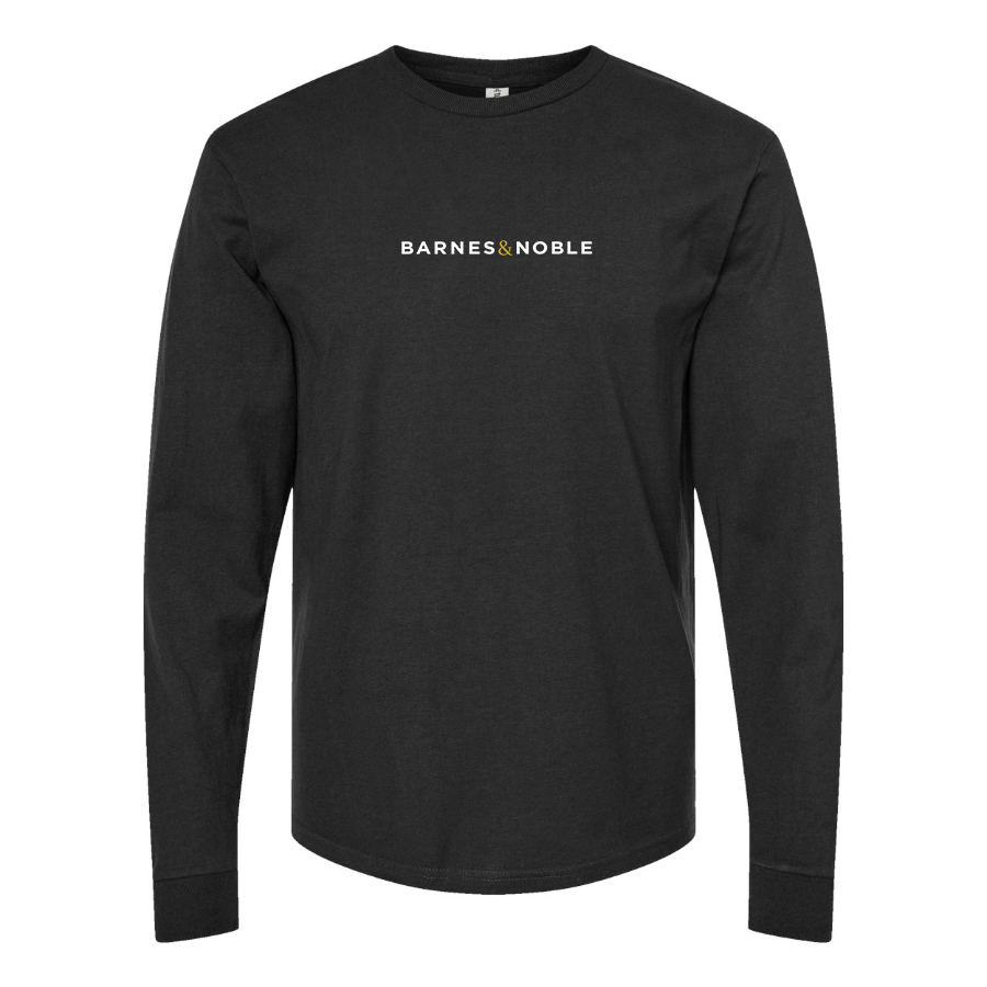 Men's Barnes Noble Logo Cotton Long Sleeve T-Shirt