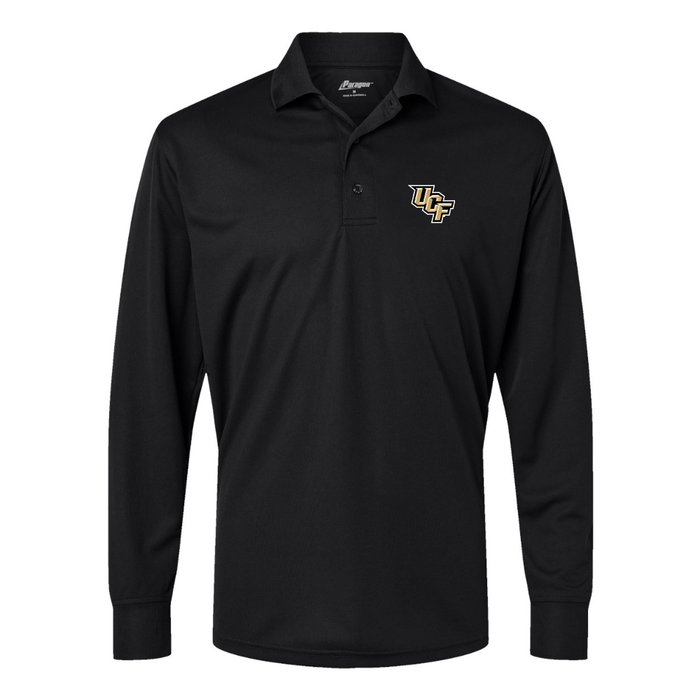 Men's Central Florida Knights Paragon Prescott Long Sleeve Polo