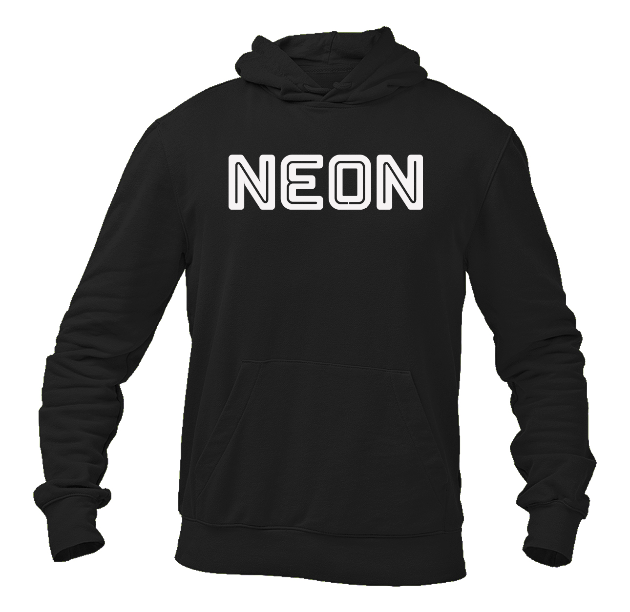 Men's Neon Logo Pullover Hoodie