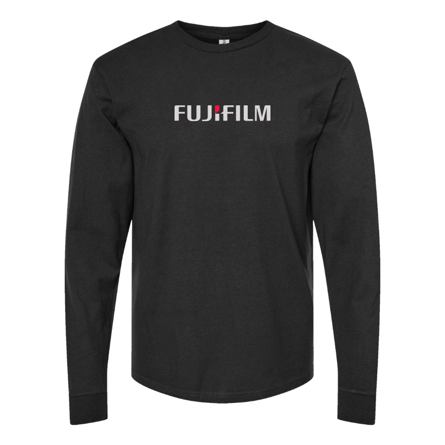 Men's Fujifilm Logo Cotton Long Sleeve T-Shirt