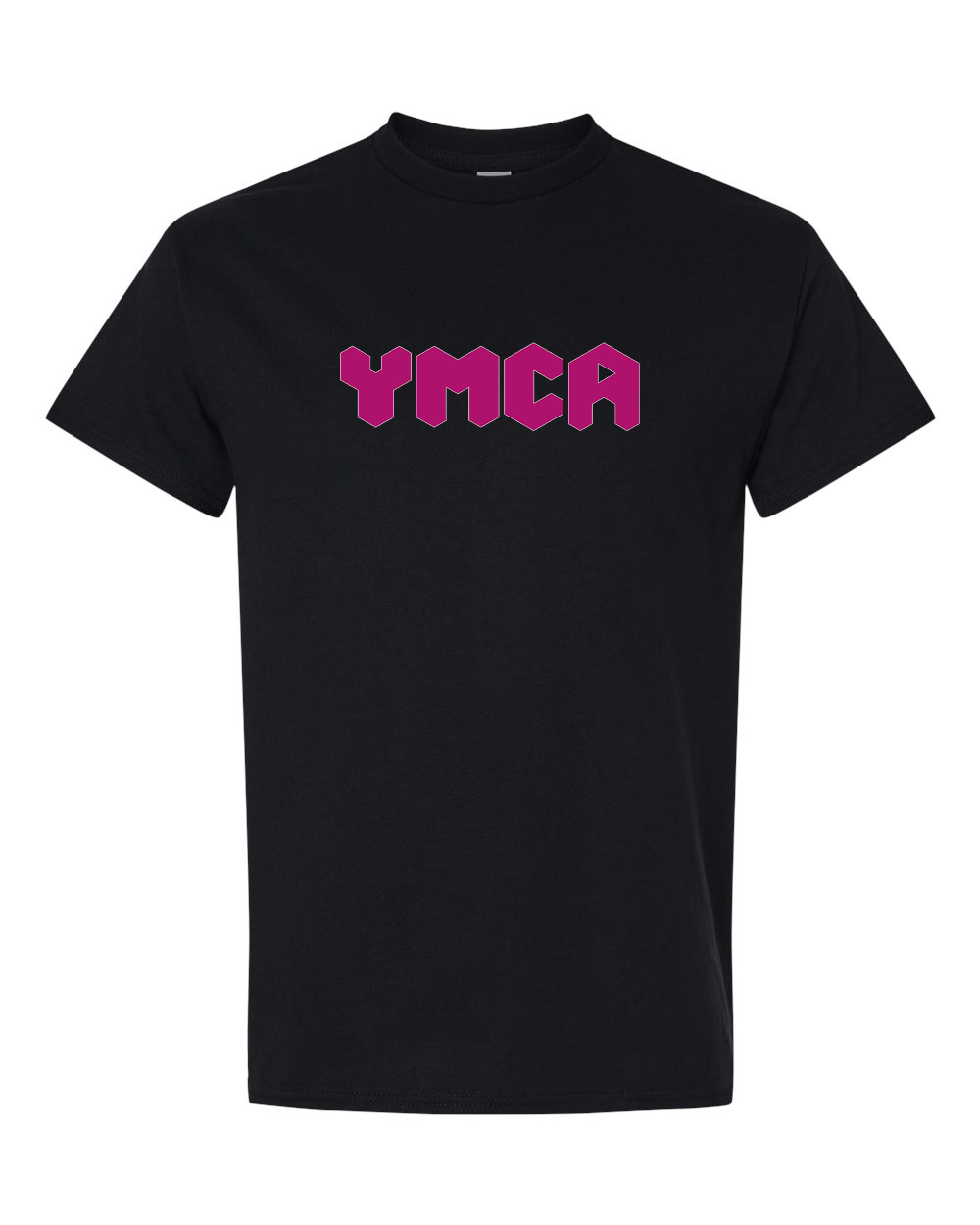 Men's YMCA Mauve Gildan Heavy Cotton T-Shirt