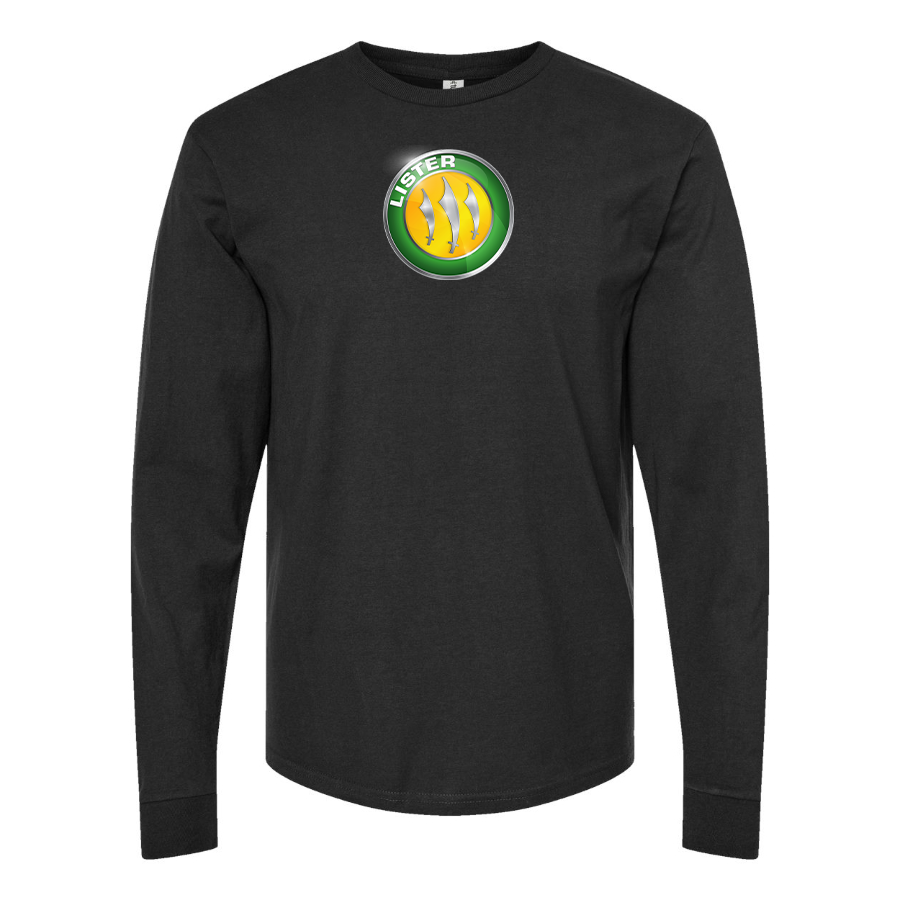 Men's Lister Motor Company Logo Cotton Long Sleeve T-Shirt