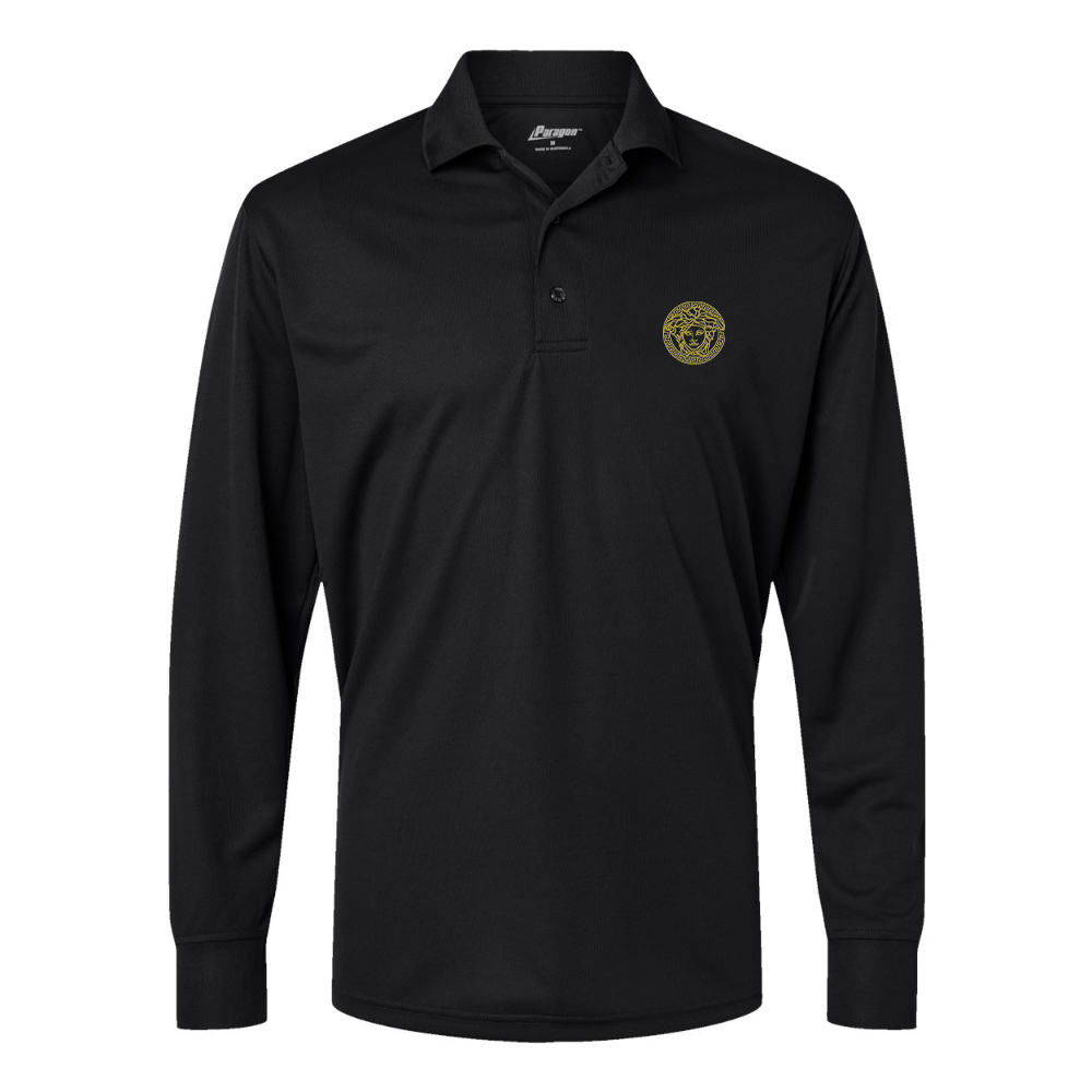 Men's Versace Thumbnail Paragon Prescott Long Sleeve Polo