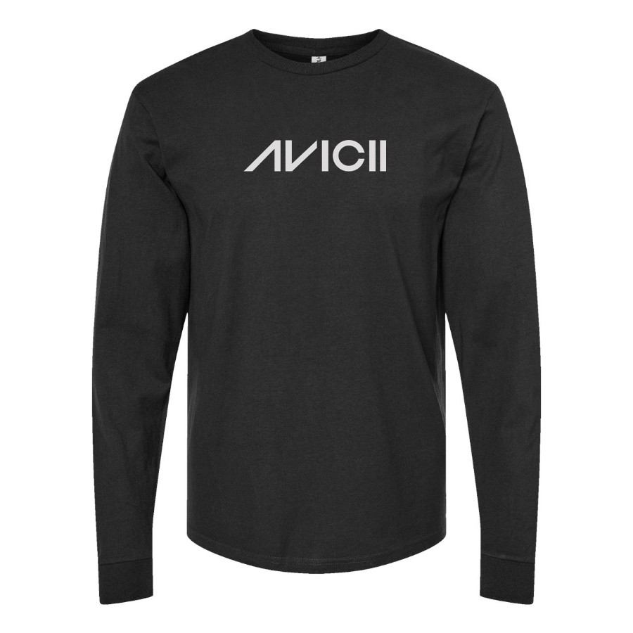 Men's Avicii Logo Cotton Long Sleeve T-Shirt