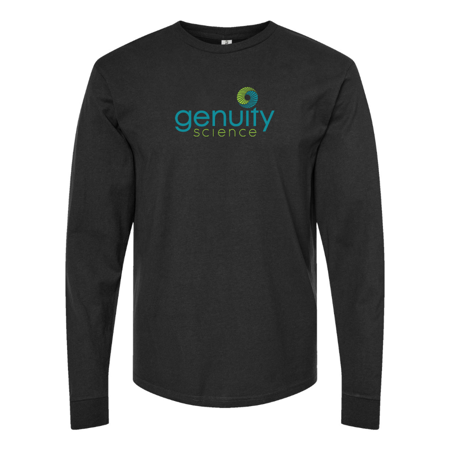 Men's Genuity Science Logo Cotton Long Sleeve T-Shirt