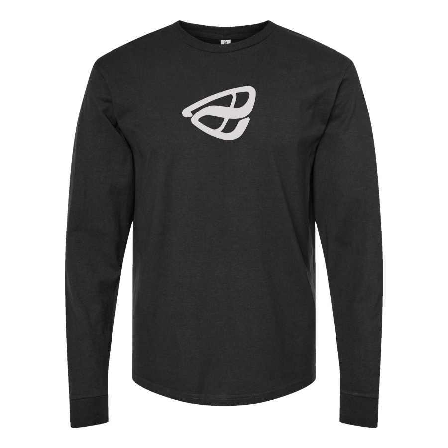 Men's Anfini Logo Cotton Long Sleeve T-Shirt