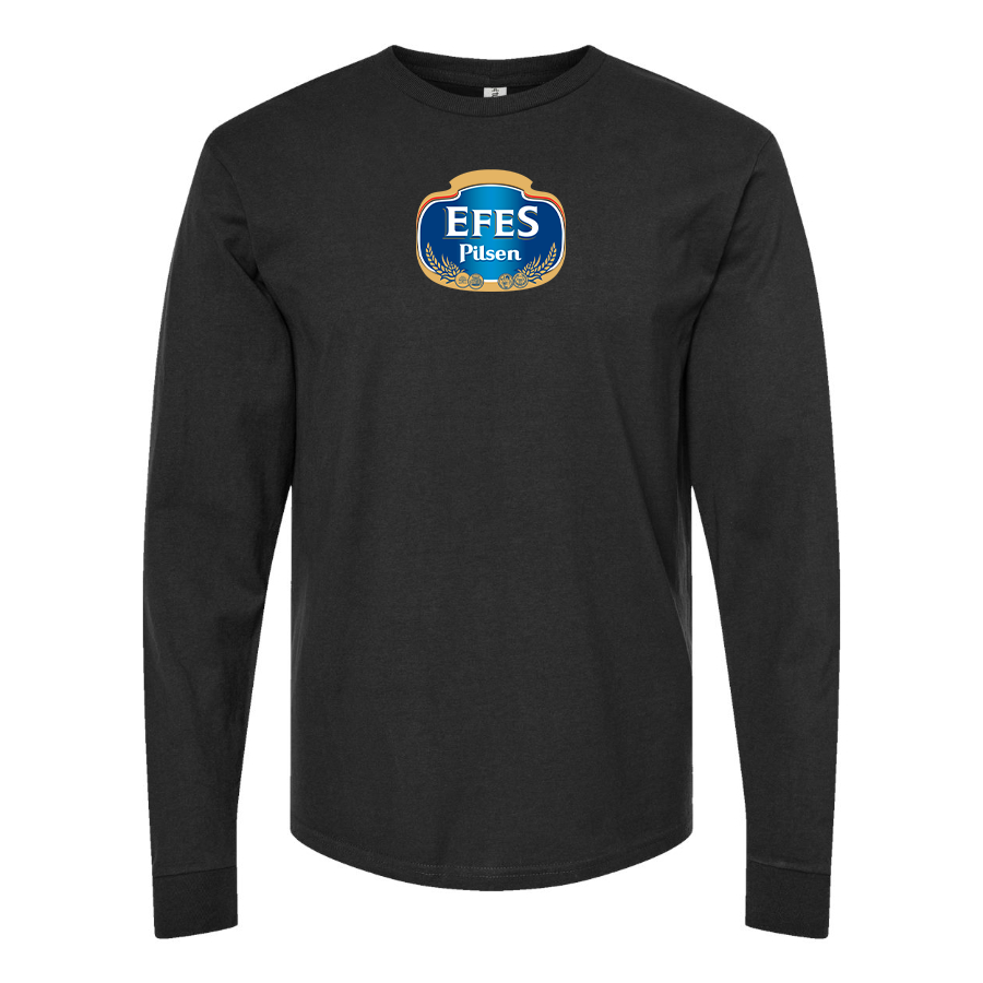 Men's Efes Logo Cotton Long Sleeve T-Shirt