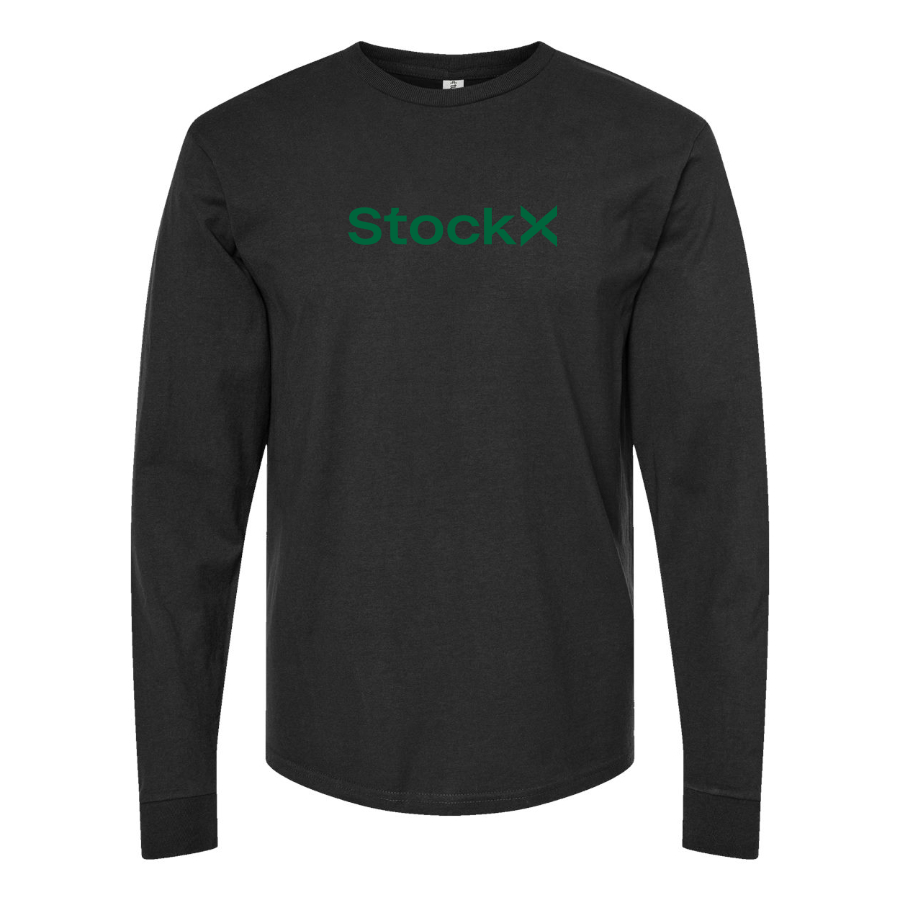 Men's StockX Logo Cotton Long Sleeve T-Shirt