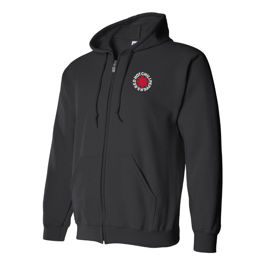 Men's Red Hot Chili Peppers Logo Zipper Hoodie